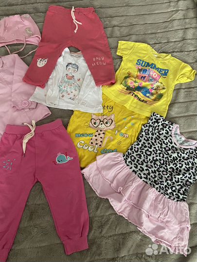 Вещи пакетом 86 -92 на девочку