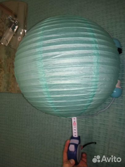 Люстра шар из рисовой бумаги