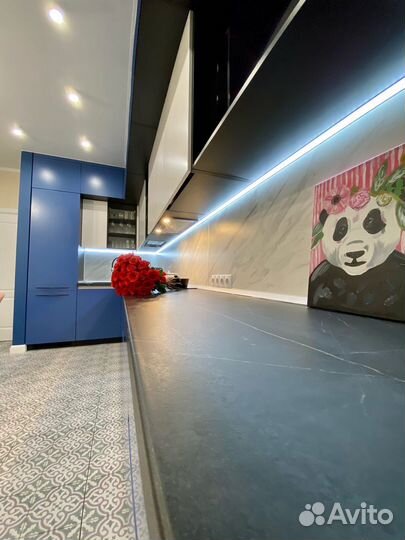 Кухня под потолок из мдф на заказ в Челябинске