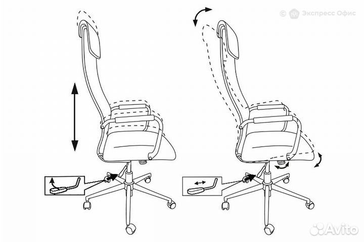 Кресло для руководителя Бюрократ KB-9N/ECO/OR-12