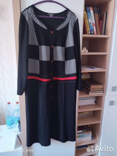 Теплое платье 56