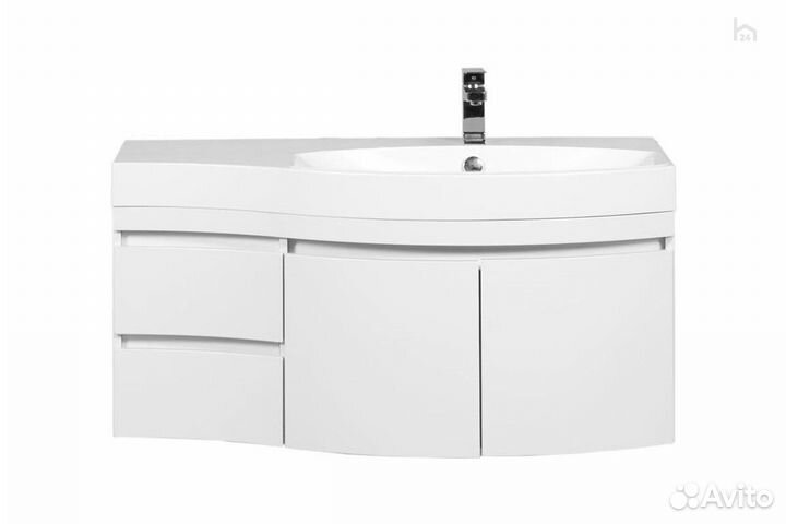 Тумба под раковину для ванной 115R (2 дверцы, 2 ящ