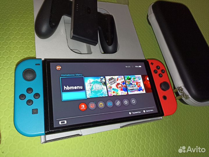 Nintendo switch oled прошит 192 gb