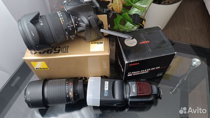 Фотоаппарат nikon d5200 sigma 17-50 Nikon 55-200