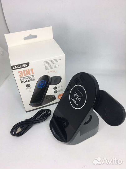 Беспроводная зарядка оригинал 3 в 1