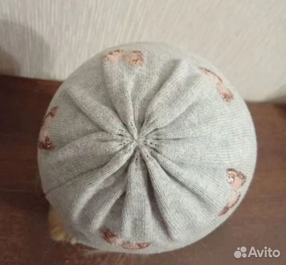 Шапочка для девочки, 52 размер