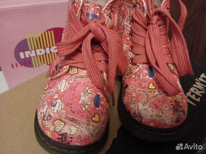 Ботинки на девочку 23 размер