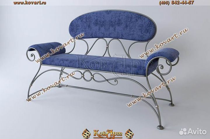 Кованые диваны. Кованый диван в москве. Art: V354