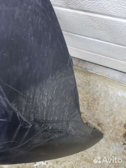 Toyota rav4 юбка заднего бампера