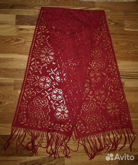 Шарф женский кружевной. Италия, Винтаж