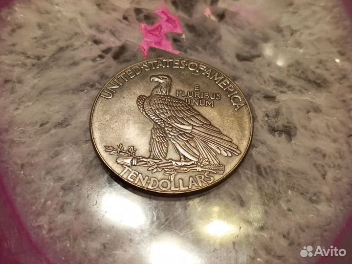 10 долларов 1907 рестрайк