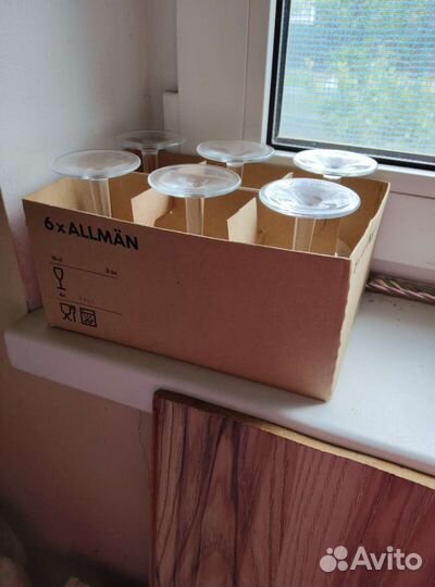 Бокалы IKEA allman для вина 150 ml