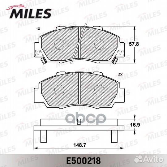 Колодки тормозные передние (Смесь ceramic) hond