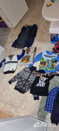 Много вещей и обувь пакетом с 3 до 5 лет