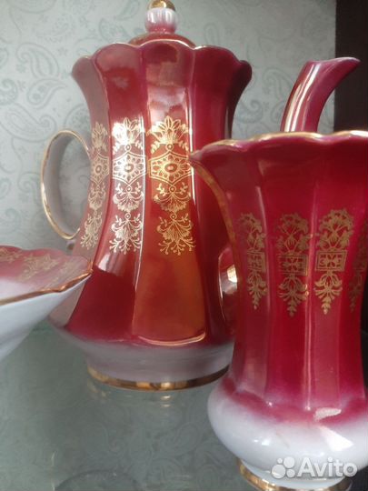 Предметы чайного сервиза, фарфор, СССР