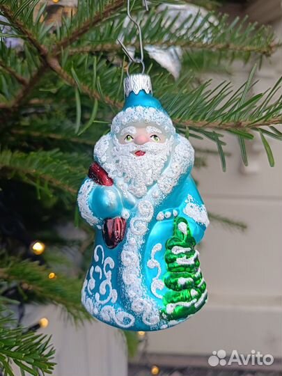 Елочные игрушки украшение Дед Мороз фабрика Элита