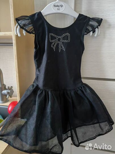 Купальник гимнастический с юбкой 86-92