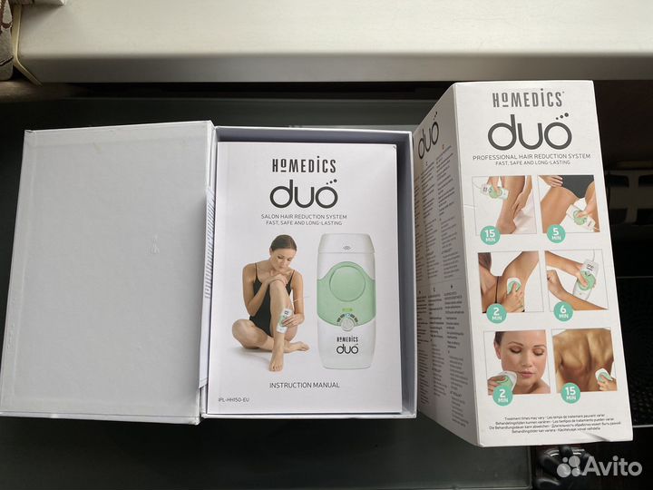 Фотоэпилятор Homedics DUO IPL-HH150-EU