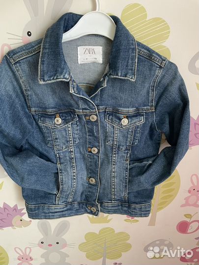 Джинсовая куртка zara 128