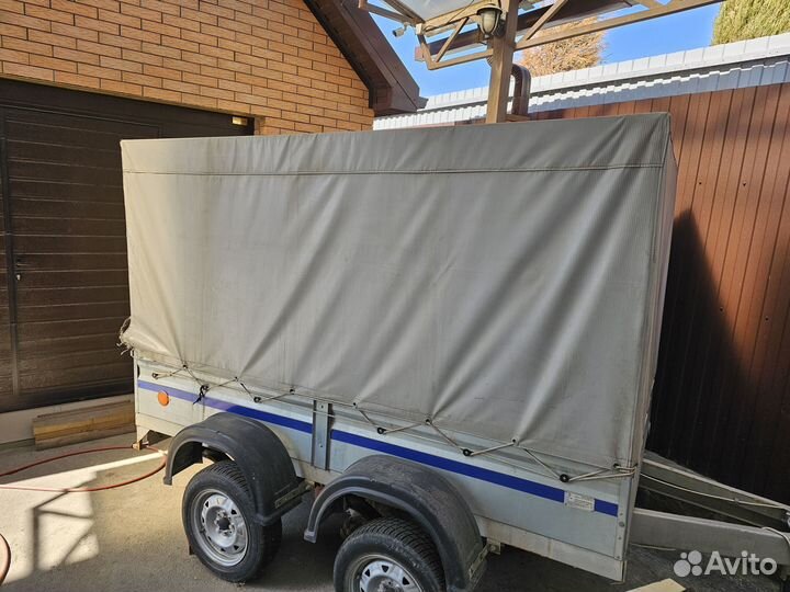 Прицеп на легковой автомобиль двухосный c тентом