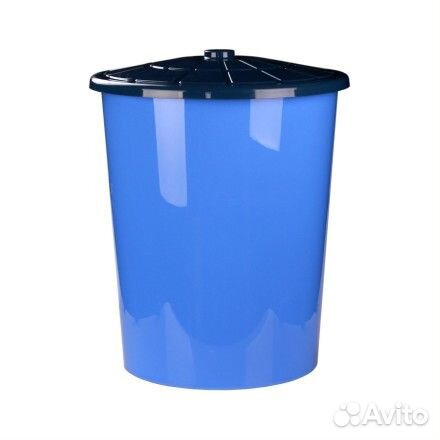 Бак мусорный 100л пластик
