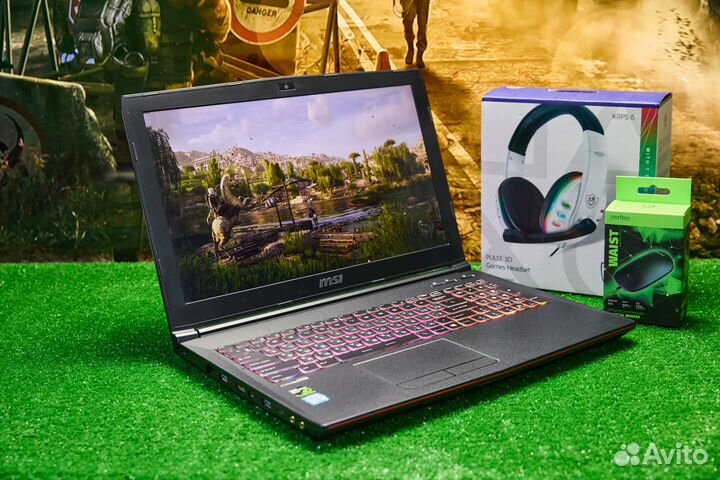 Игровой ноутбук MSI / Core i5 / GTX / 512 GB