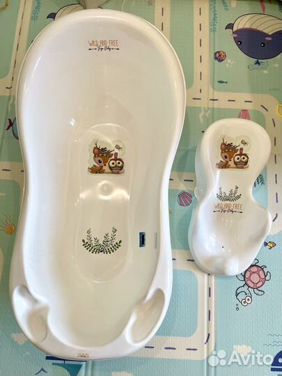 Ванночка для купания с горкой