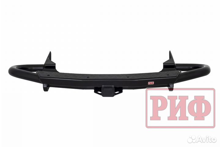 Бампер риф задний силовой/защита штатного бампера