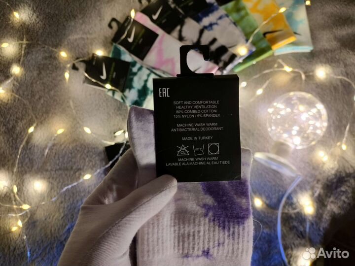 Набор носков nike tie dye