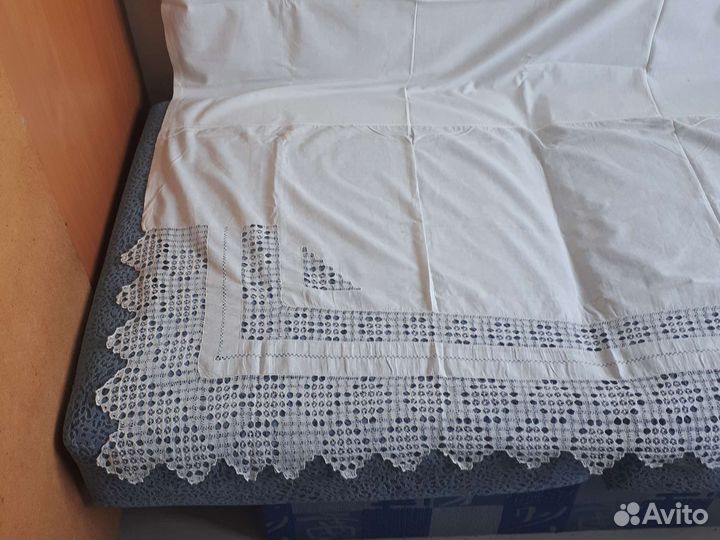 Шторка-салфетка, подзор-околодок. СССР