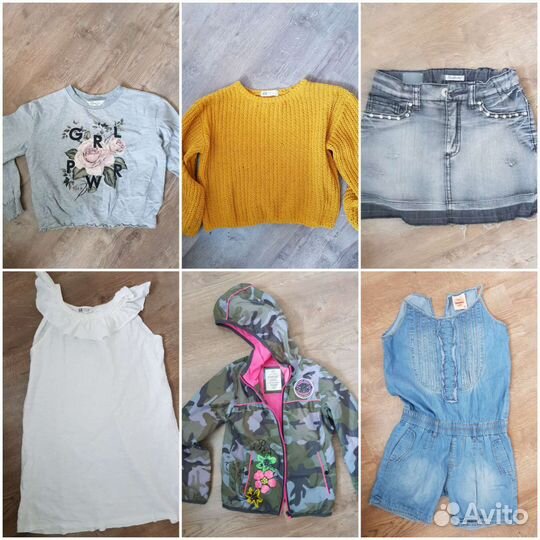 Одежда для девочки 122-128 пакетом