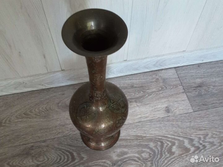 Ваза Индия латунь 70е гг Винтаж