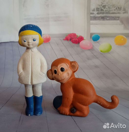 Резиновые игрушки СССР