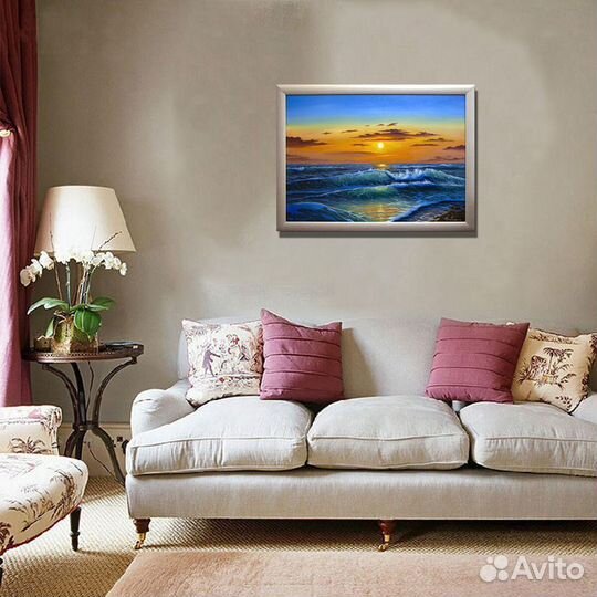 Картина на холсте акриловыми красками