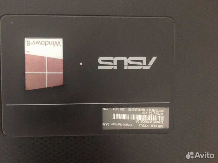 Ноутбук asus K75VJ