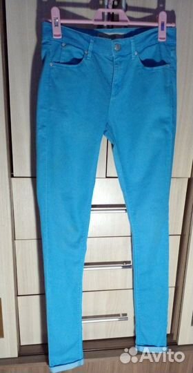 Женские джинсы светлые бренда Topshop moto Leigh