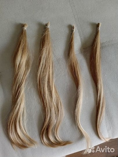 Волосы натуральные срез