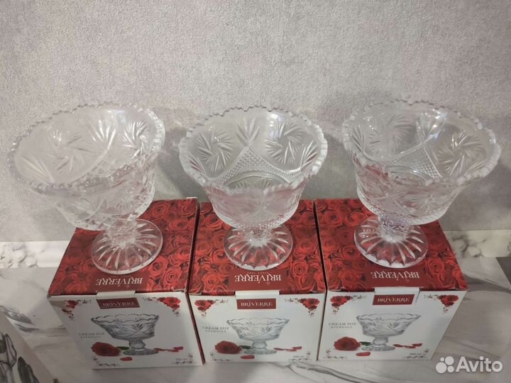 Креманки, подсвечники, держатель для специй