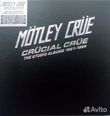 Винил Mötley Crüe – Crücial Crüe The St Albums 5LP