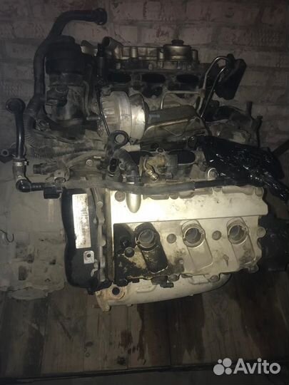 Двигатель с коробкой Ауди А6 С6 2006