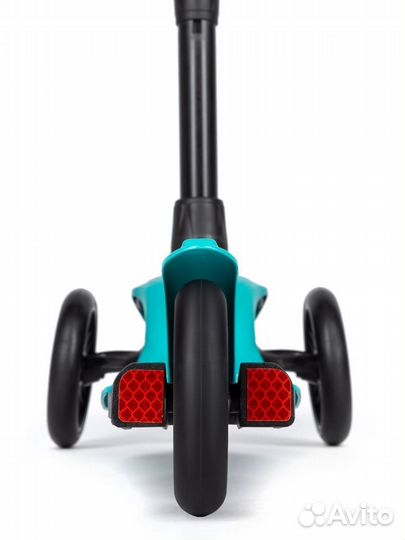Самокат детский baby бирюзовый