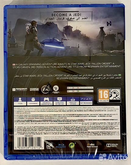 Star Wars Jedi Fallen Order PS4 русская версия