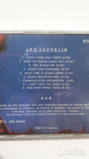 Музыкальные cd диски Led Zeppelin