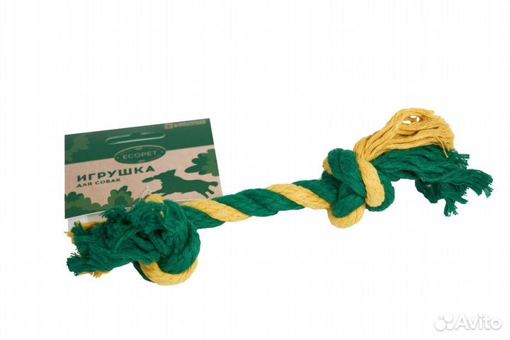 Игрушка для собак Грейфер канатный Ecopet 2 узла м