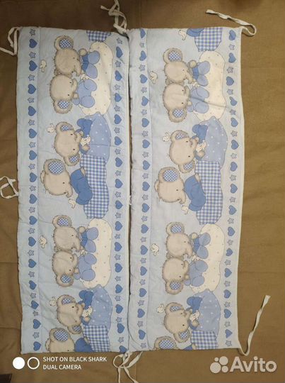 Бортики для детской кроватки