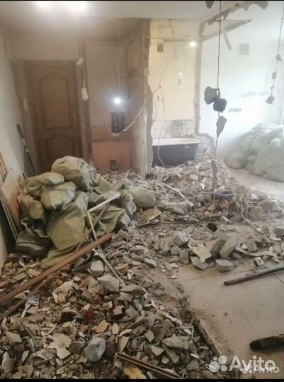 Демонтажные работы, демонтаж квартир,демонтаж стен