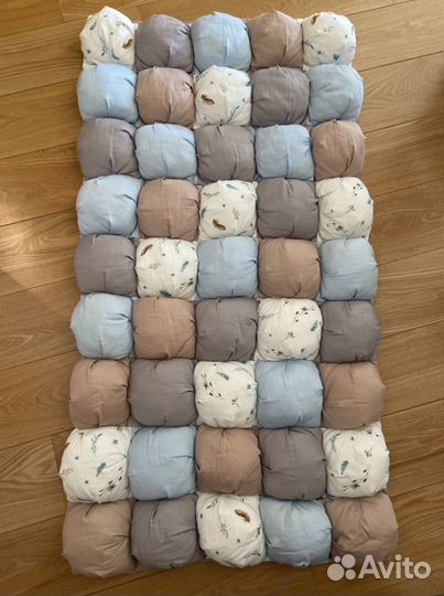 Бомбон одеяло 116 -62 и корзинка для игрушек