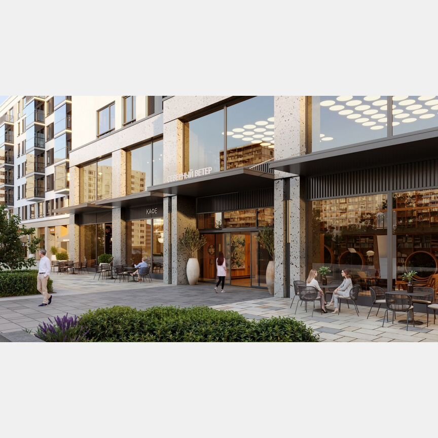 2-к. квартира, 76,4 м², 4/16 эт.