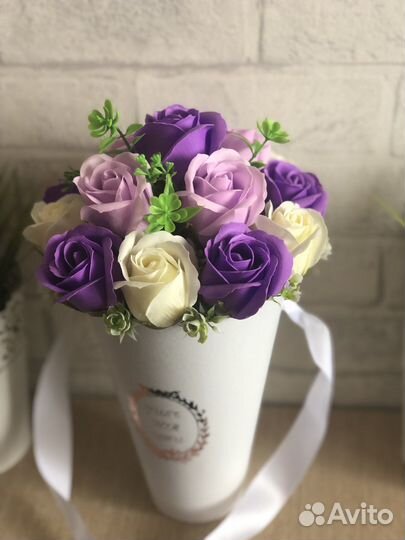 Мыльные розы. Букет из мыльных роз. Подарок