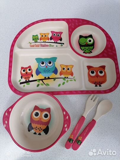 Посуда детская бамбук